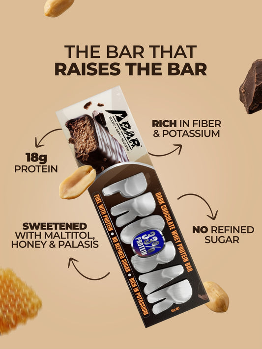 ABAR ProBar – Whey Protein Chocolate Bar (33% Protein) 12 PCS