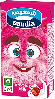 Saudia Juice Strawberry Milk 200ml