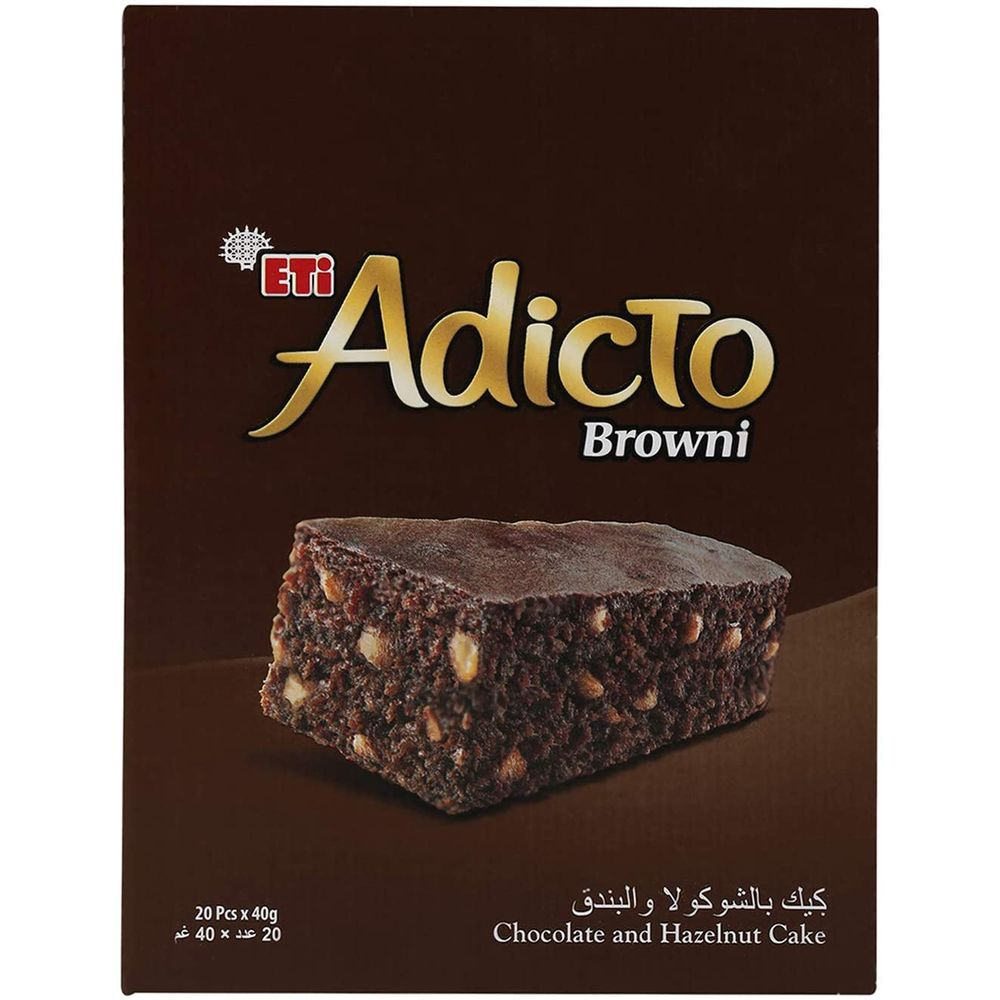 Adicto Browni Hazelnut And Cocoa Square Box