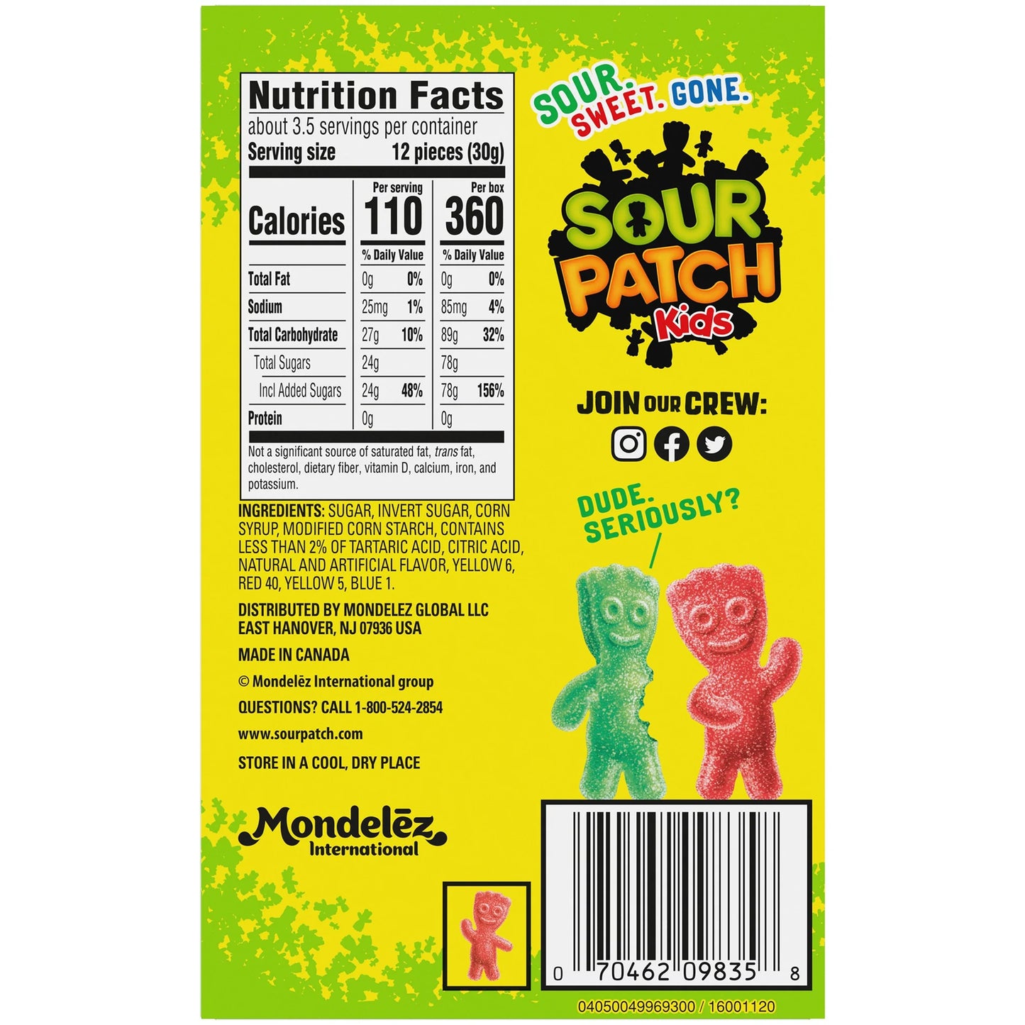 Sour Patch Box