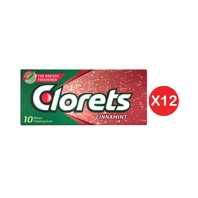 Clorets Chewing Gum Box