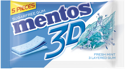 Mentos 3D Chewing Gum Box