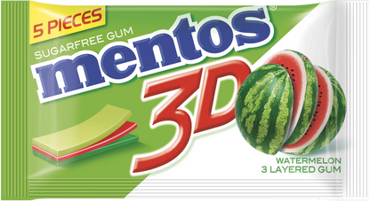 Mentos 3D Chewing Gum Box