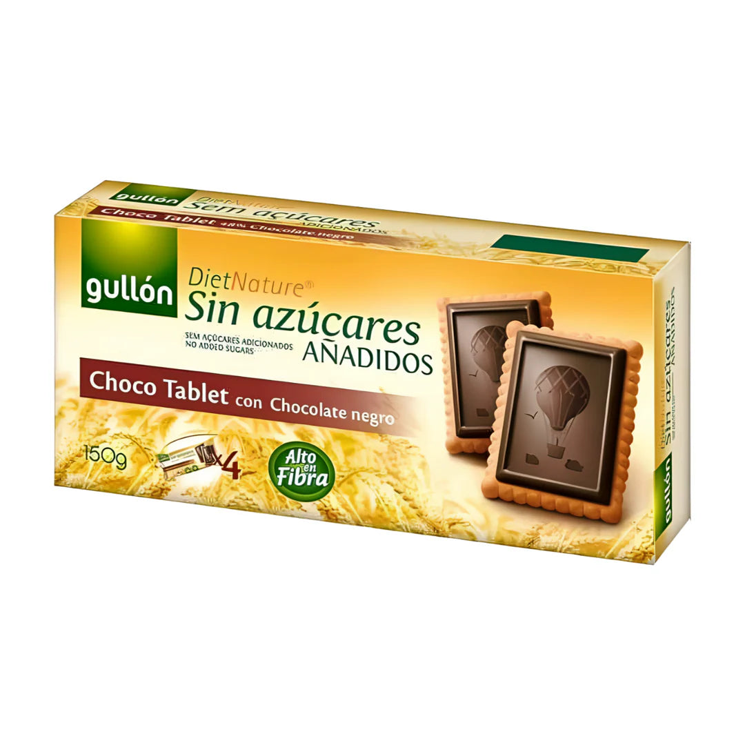 Gullon Zero Tablet Chocolate Biscuits No Added Sugar