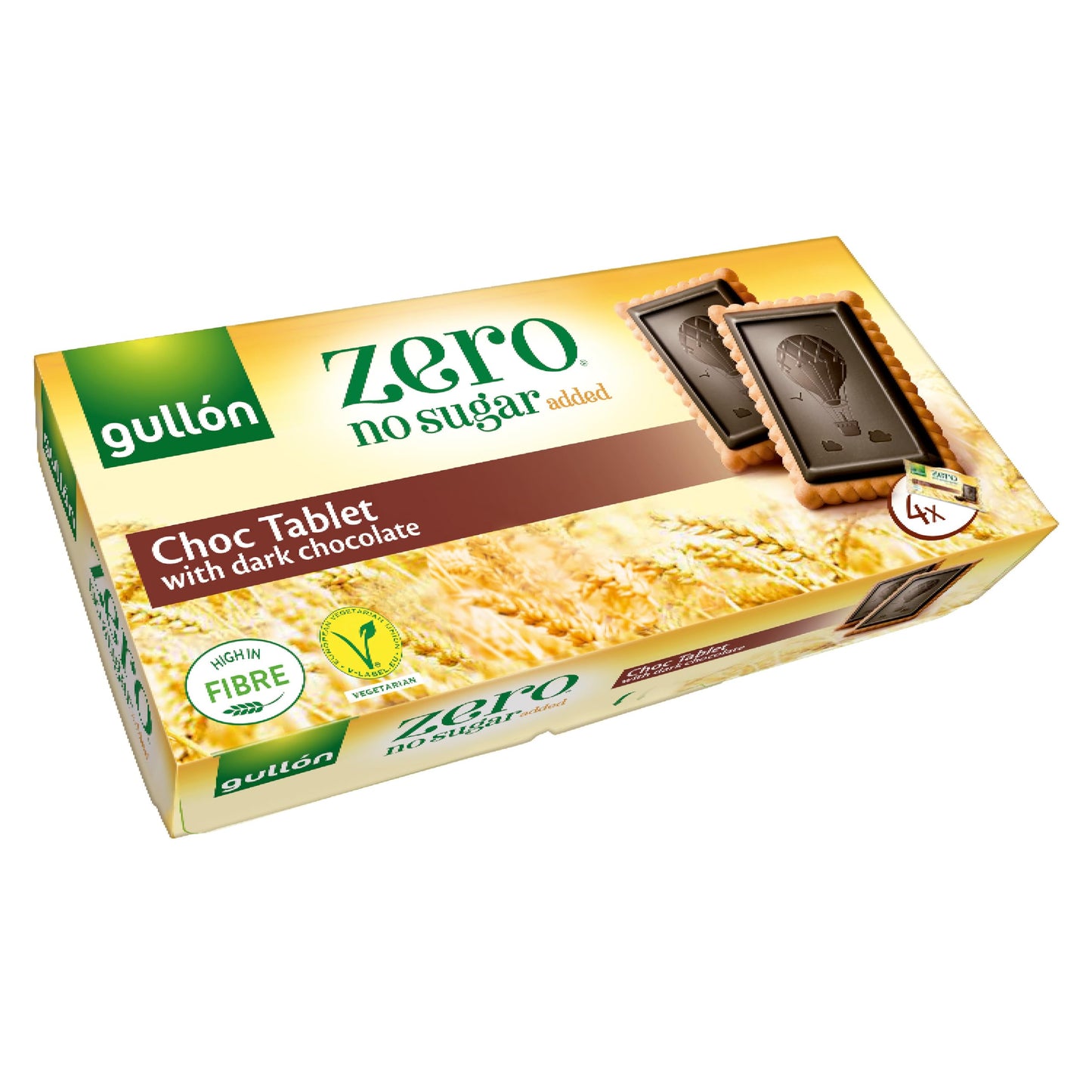 Gullon Zero Tablet Chocolate Biscuits No Added Sugar
