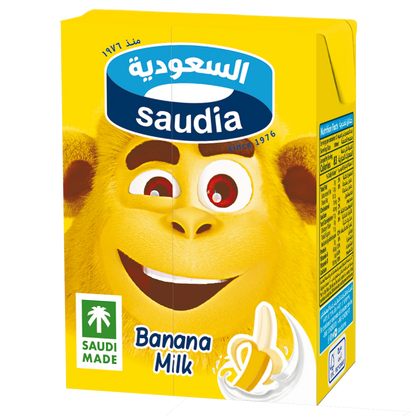 Saudia Juice Banana Milk 200ml