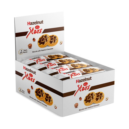 Elegance Stars Hazelnut Box