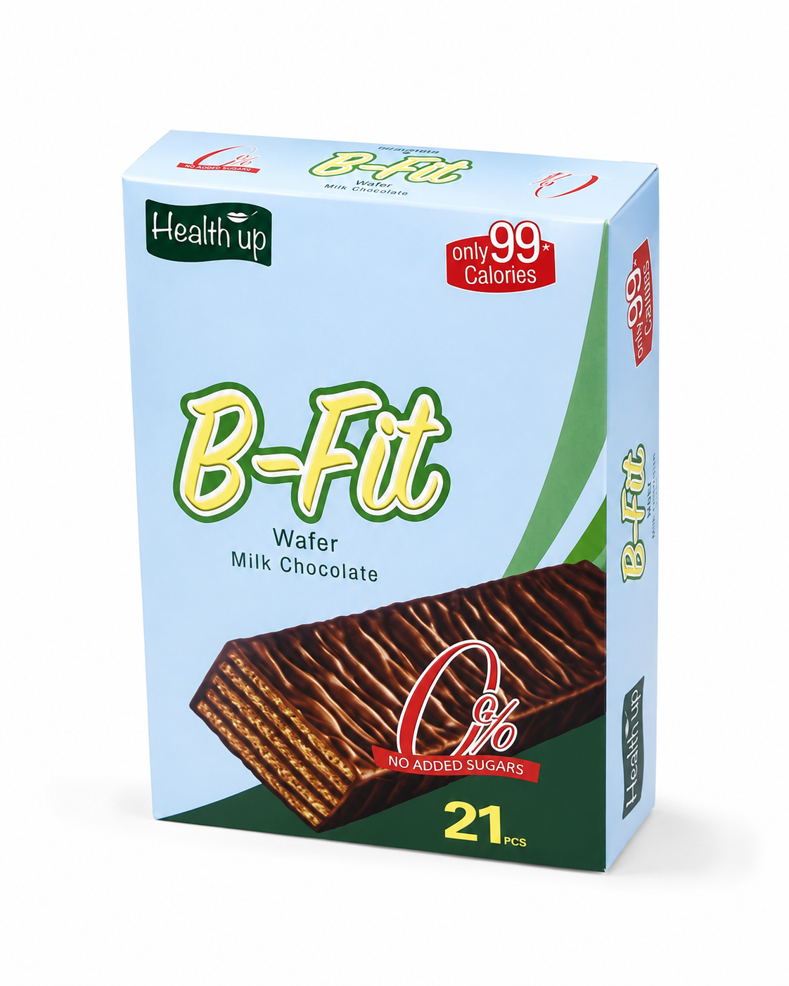 B-Fit Milk Chocolate Wafer – No Added Sugars