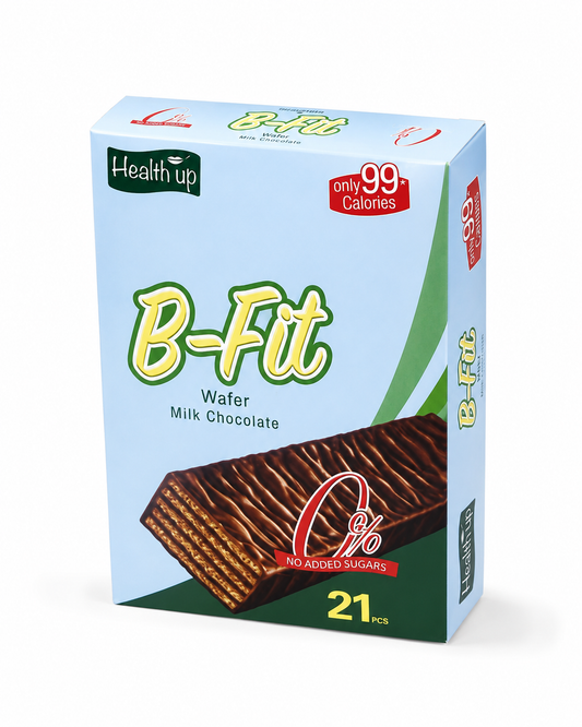 B-Fit Milk Chocolate Wafer – No Added Sugars