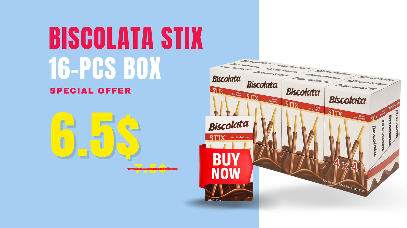 Biscolata stix offer