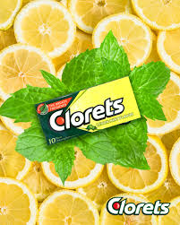 Clorets Chewing Gum Box
